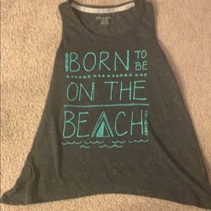 Born to be on the beach boho girls shirt size 6